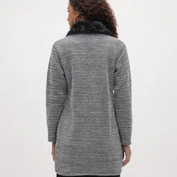 The Roadster Life Co. Front Open Shawl Collar Sweater image 3