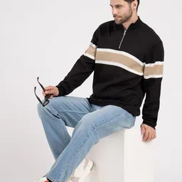 Red Tape Men Striped Pullover image 4