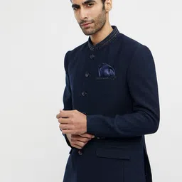 Twamev Men Self Design Single-Breasted 3-Piece Suit image 4