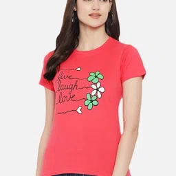 Tromko Women Typography Printed T-shirt image 2