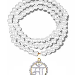 Utkarsh Gold-Plated Circular Pendants with Chains-picture-30