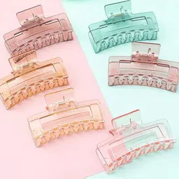 DOCTOR HEALTH SUPER SOFT Women Set of 6 Assorted Claw Clip Hair Accessory-picture-12