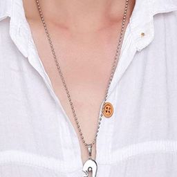 J.S ENTERPRISES Set Of 2 Heart Shaped Pendants with Chains-picture-21