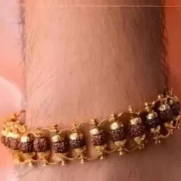 Divine souvenirs Brown Alloy Bracelet image 2