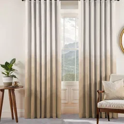 CASABLEU Brown Set of 2 Black Out Door Curtain-picture-22