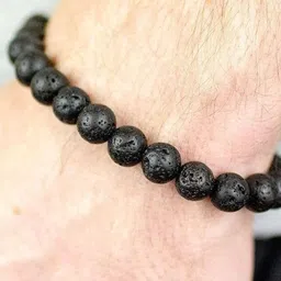 Divine souvenirs Unisex Artificial Beaded Elasticated Bracelet-picture-35