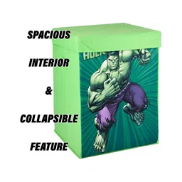Aura Green & Purple 2 Pcs Marvel Hulk Multi-Utility Organisers With Lid image 3
