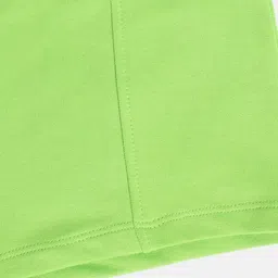 MINI KLUB Girls Regular Fit Mid-Rise Cotton Shorts image 5