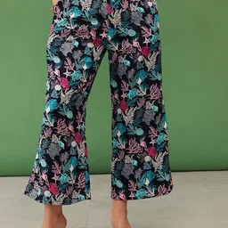 BAESD Women Floral Printed Trousers-image-97