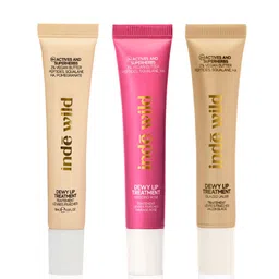 inde wild 3Pcs Dewy Lip Treatment 15ml each - OG + Glazed Jalebi + Wedding Rose-picture-38