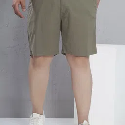 John Pride Men Plus Size Relaxed Fit Mid-Rise Shorts-image-9