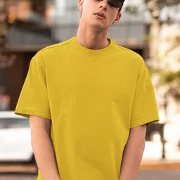 Elibolz Men Drop-Shoulder Sleeves Bio Finish T-shirt image 1