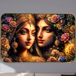 SHRI KHATU SHYAM CREATION Multicoloured 1 Pieces MDF Wall Photo Frames image 3