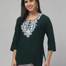 STYLE ACCESS Women Viscose Rayon Kurtas-image-10