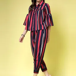 BEING NAUGHTY Striped Top & Trouser Co-Ords image 4