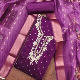 Maroosh Embellished Unstitched Dress Material-picture-41