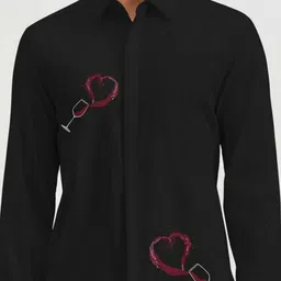 CLASSY VOUGE Men Classic Printed Casual Shirt image 5