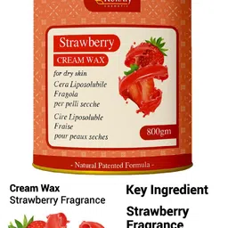 KURAIY Strawberry Natural Patented Formula Cream Wax - 800gm image 2
