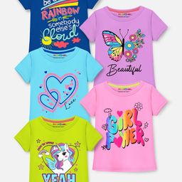 YK X Trampoline Girls 5 Printed Extended Sleeves Applique T-shirt-picture-32