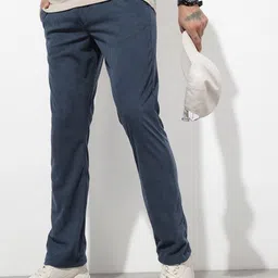 The Roadster Life Co. Men Relaxed Fit Corduroy Trousers-picture-33