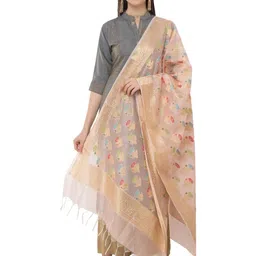 A R SILK DUPATTA HUB Embroidered Dupatta-image-78