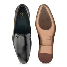 House of Pataudi Men Pointed Toe Formal Loafers image 2