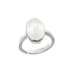 RRVGEM 13.00 Ratti Rainbow MoonStone Silver Plated Ring-picture-11