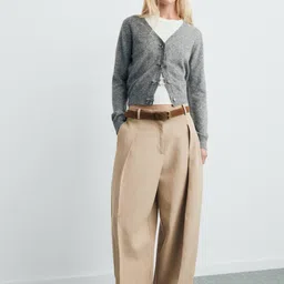 MANGO Melange Effect Cardigan image 5