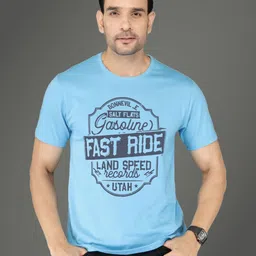 NOBLE HUSTLE Typography Printed Pure Cotton T-shirt-picture-26