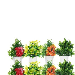 Dekorly Multi Plastic Artificial Flowers & Plants With Pot-picture-12