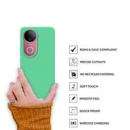 SPRIG IQOO Z10R 5G Impact Resistant Silicone Back Case image 2