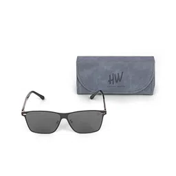 HAMILTANO WINSTON Men Black Lens & Gold-Toned Wayfarer Sunglasses with UV Protected Lens-picture-39