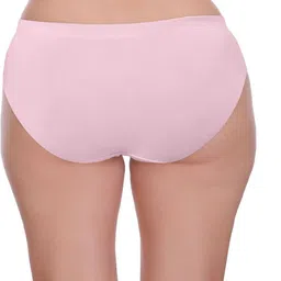 FEATHER LINE Women Pink High-Rise Briefs image 4