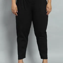 Fruba Women Tailored Straight Fit Wrinkle Free Trousers-picture-11