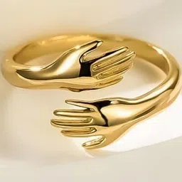 Teeragaj Set Of 2 Hug Designed Ring image 3