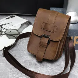 Mast & Harbour Men Buckle Closure Detachable Sling Strap One Handle Messenger Bag image 4