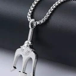 FIMBUL Trishul-Shaped Pendant With Chain image 5