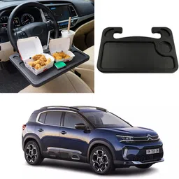 FT-05 Car Steering Wheel Desk with Pen Holder Food Table For Citroen C5 Aircross Cup Holder Tray Table-image-72