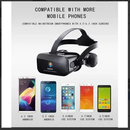 CLEGO VR Glasses with Adjustable Lenses & In-Ear Headphones image 3