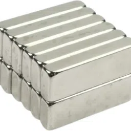 jinsa 5pcs of 30x10x5mm Rectangle/block Neodymium Rare-Earth Manets, Arts & crafts Multipurpose Office Magnets Pack of 5 image 2