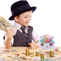 moye Coin Box for Kids Cartoon Toy Money Bank for Kids Piggy Saving Box Coin Bank image 4