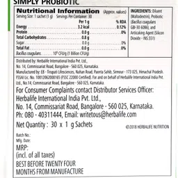 herbal nutrition life Nutrition Simply Probiotics Plant-Based Protein image 3