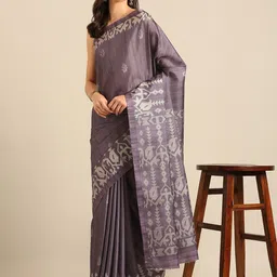 SANGAM PRINTS Geometric Printed Saree-image-41