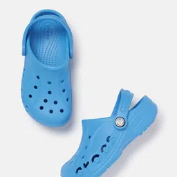 Crocs Kids Solid Clogs with Backstrap image 1