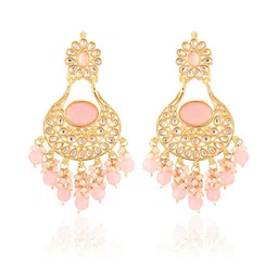 GRLIE Contemporary Stone Studded Jhumkas image 3