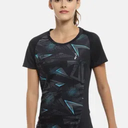 Campus Sutra Black Printed T-Shirt-image-13