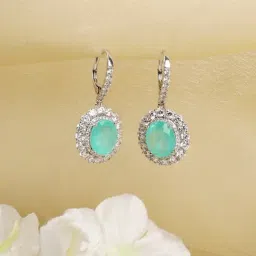 The Real Effect London 800 Sterling Silver Drop Earrings for Women-picture-40