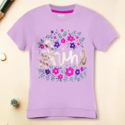 3PIN Girls Multicolor Cotton Printed T-Shirt - Pack of 5 image 3