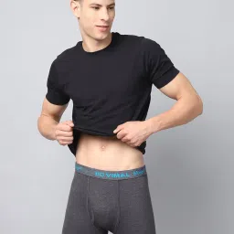 Vimal Jonney Multicolor Cotton comfort fit Trunks Pack of 3 image 4