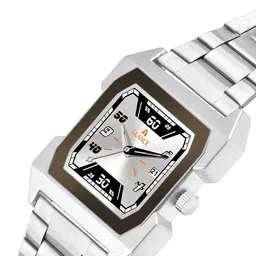 Aglance Unisex Rectangular Dial & Bracelet Style Straps Analogue Watch New379_AG1574SM01 image 3